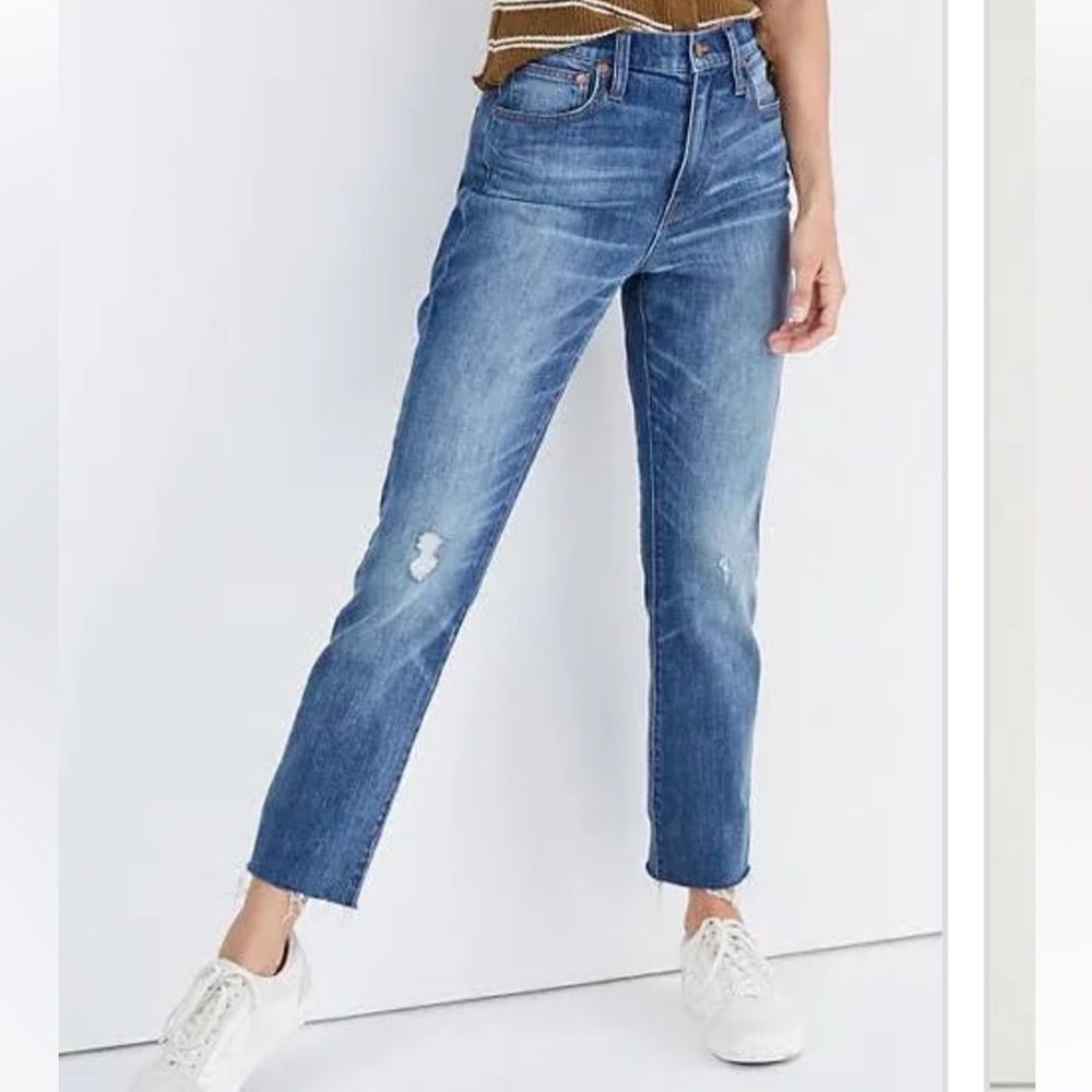 Madewell High Rise Slim Boy Jean